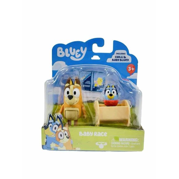 Bluey Mum Chilli And Baby Bluey Baby Race Playset - Picture 2 of 5